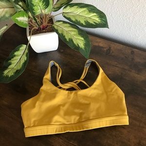 Born Primitive Vitality Sports Bra Mustard Yellow